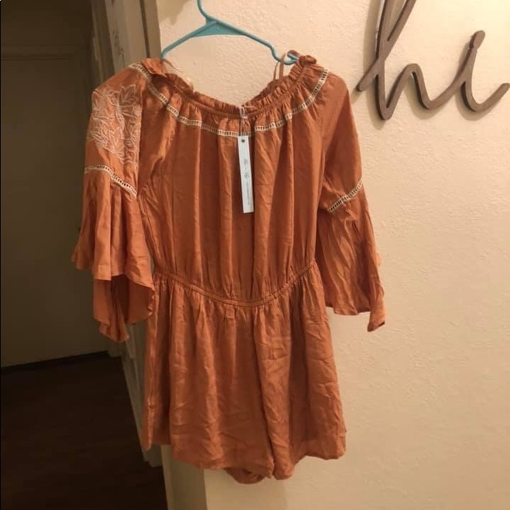 Off the shoulder romper